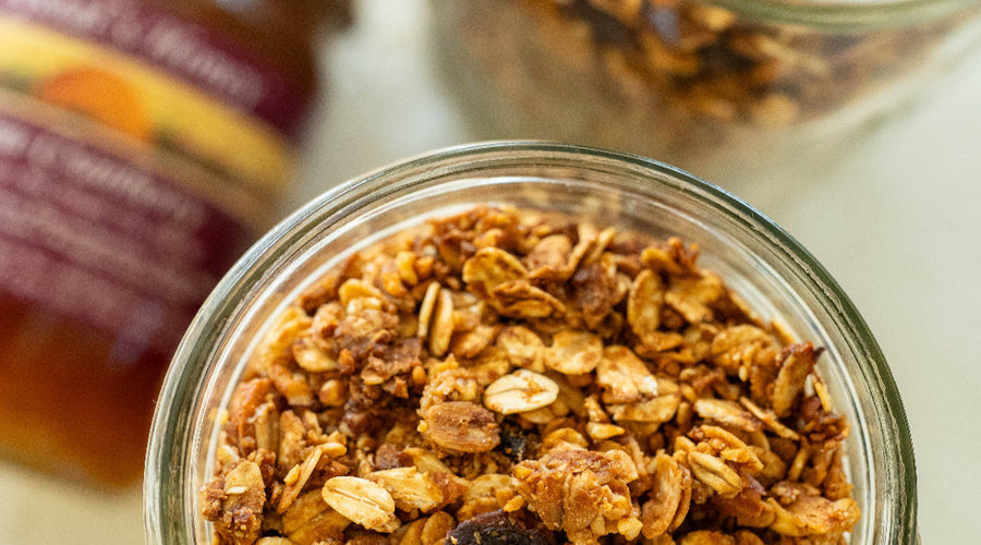 Cranberry Granola with Cape Cod Cranberry Honey