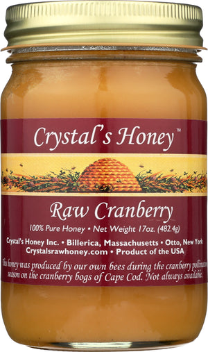 Raw Cranberry Honey
